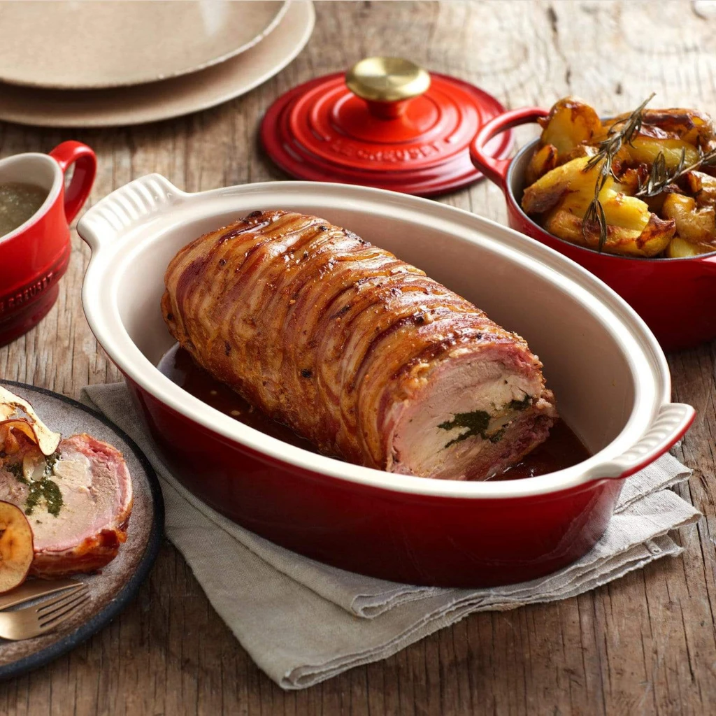 Bandeja Heritage Ovalada Cereza Le Creuset 2 Bandeja Heritage Ovalada Cereza Le Creuset - Imagen 2