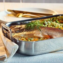 Bandeja Asadora De Acero Inoxidable Le Creuset -Le Creuset Ventas Bandeja asadora de acero inoxidable Le Creuset 2 33e7f92e 4b21 45ea 9d07 5c10729fb539