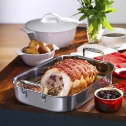 Bandeja Asadora De Acero Inoxidable Le Creuset -Le Creuset Ventas Bandeja asadora de acero inoxidable Le Creuset 8 fb8345fe 689a 4c18 8626 ef32b47448e1