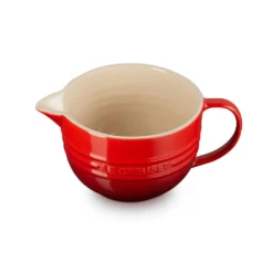 Bol Cerámico Con Asa Y Pico Vertedor De Le Creuset -Le Creuset Ventas Bol ceramico con asa y pico vertedor de Le Creuset cereza 2