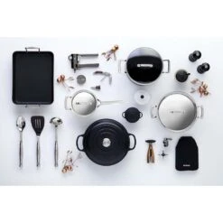 Cacerola Baja Premium Le Creuset -Le Creuset Ventas Cacerola baja tapa antiadherente 30cm Le Creuset 9