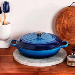 Cocotte Baja Tipo Cacerola Evolution Le Creuset -Le Creuset Ventas Cocotte baja tipo cacerola Evolution Le Creuset azure 5