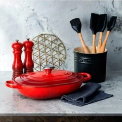 Cocotte Baja Tipo Cacerola Ovalada Le Creuset -Le Creuset Ventas Cocotte baja tipo cacerola ovalada Le Creuset 31 cm 2