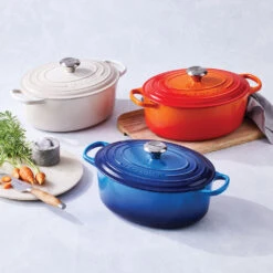 Cocotte Ovalada Evolution Le Creuset De 27 A 40 Cm -Le Creuset Ventas Cocotte ovalada Evolution Le Creuset de 27 a 40cm azure 2