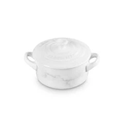 Mini Cocotte Cerámica White Marble De Le Creuset ¡Edición Limitada! -Le Creuset Ventas Cocotte redonda 24 cm Marble de Le Creuset Edicion Limitada 14