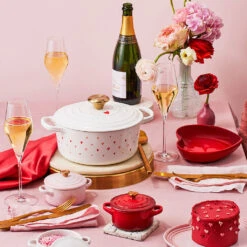 Cocotte Redonda Con Corazones Le Creuset -Le Creuset Ventas Cocotte redonda con corazones Le Creuset 8