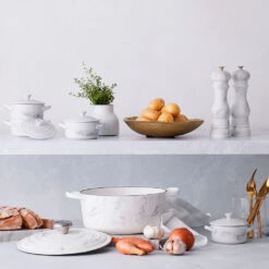 Cocotte De Hierro White Marble Le Creuset (Edición Limitada) -Le Creuset Ventas Coleccion Marble Le Creuset