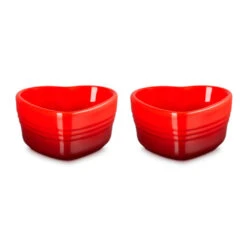 Conjunto De Dos Ramequines Corazón Le Creuset