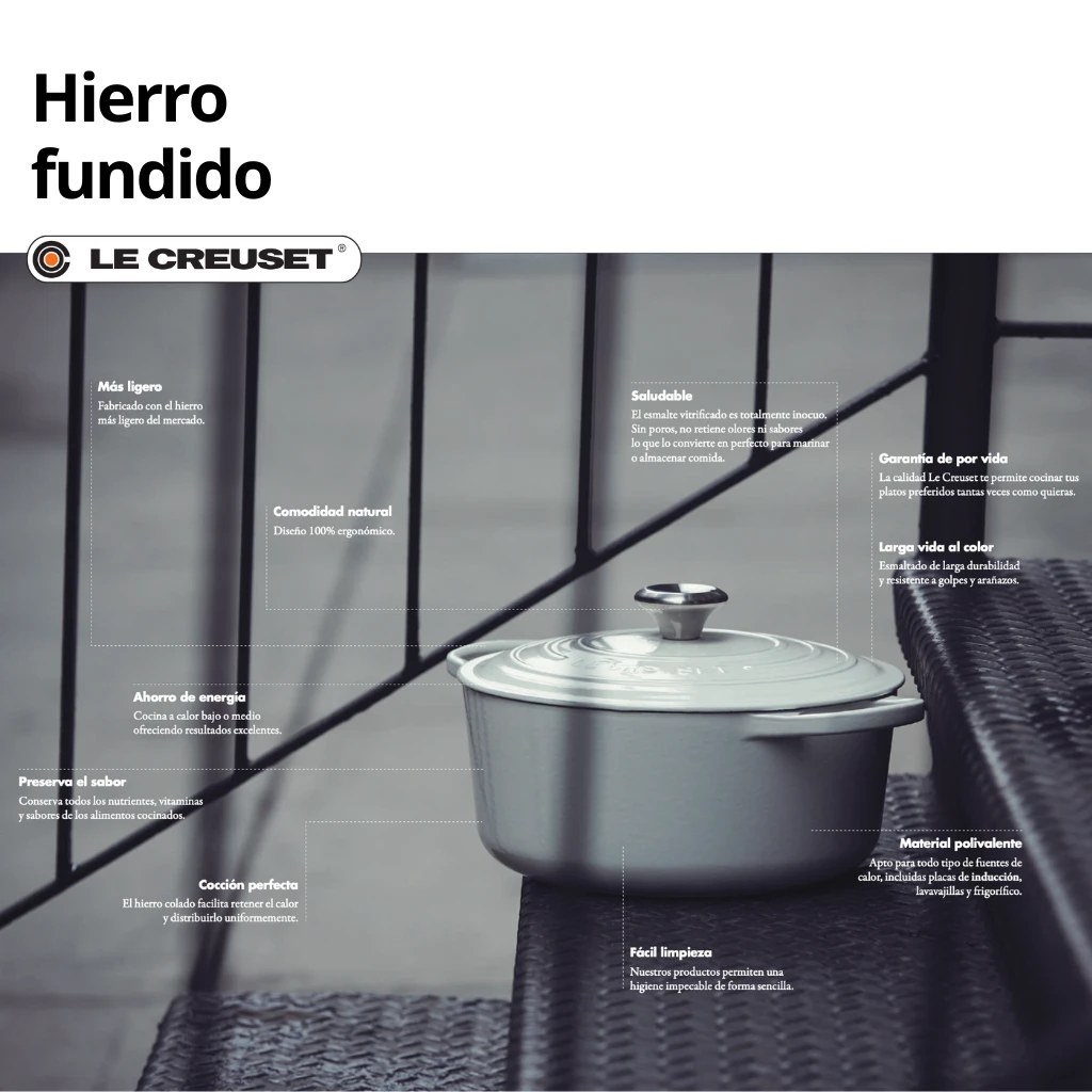 Sartén De Hierro Con Mango De Madera Le Creuset 18 Sartén De Hierro Con Mango De Madera Le Creuset - Imagen 18