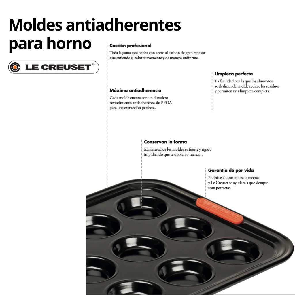 Molde Antiadherente Para Canelés De Le Creuset 11 Molde Antiadherente Para Canelés De Le Creuset - Imagen 11