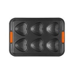 Molde 6 Bizcochos Corazón Le Creuset -Le Creuset Ventas Molde 6 bizcochos corazon Le Creuset 7