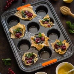 Molde Antiadherente Para Magdalenas Le Creuset -Le Creuset Ventas Molde magdalenas receta tartaletas con lemon curd y frutos rojos Claudia Julia 1