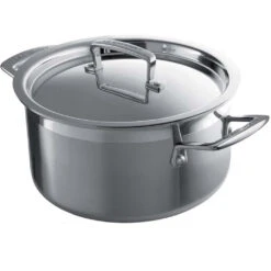 Batería De 3 Piezas Acero Inoxidable Le Creuset -Le Creuset Ventas Olla baja premium con tapa Le Creuset 6 e11fca29 c67b 4c3b 93ca 4c94a94aa8e5