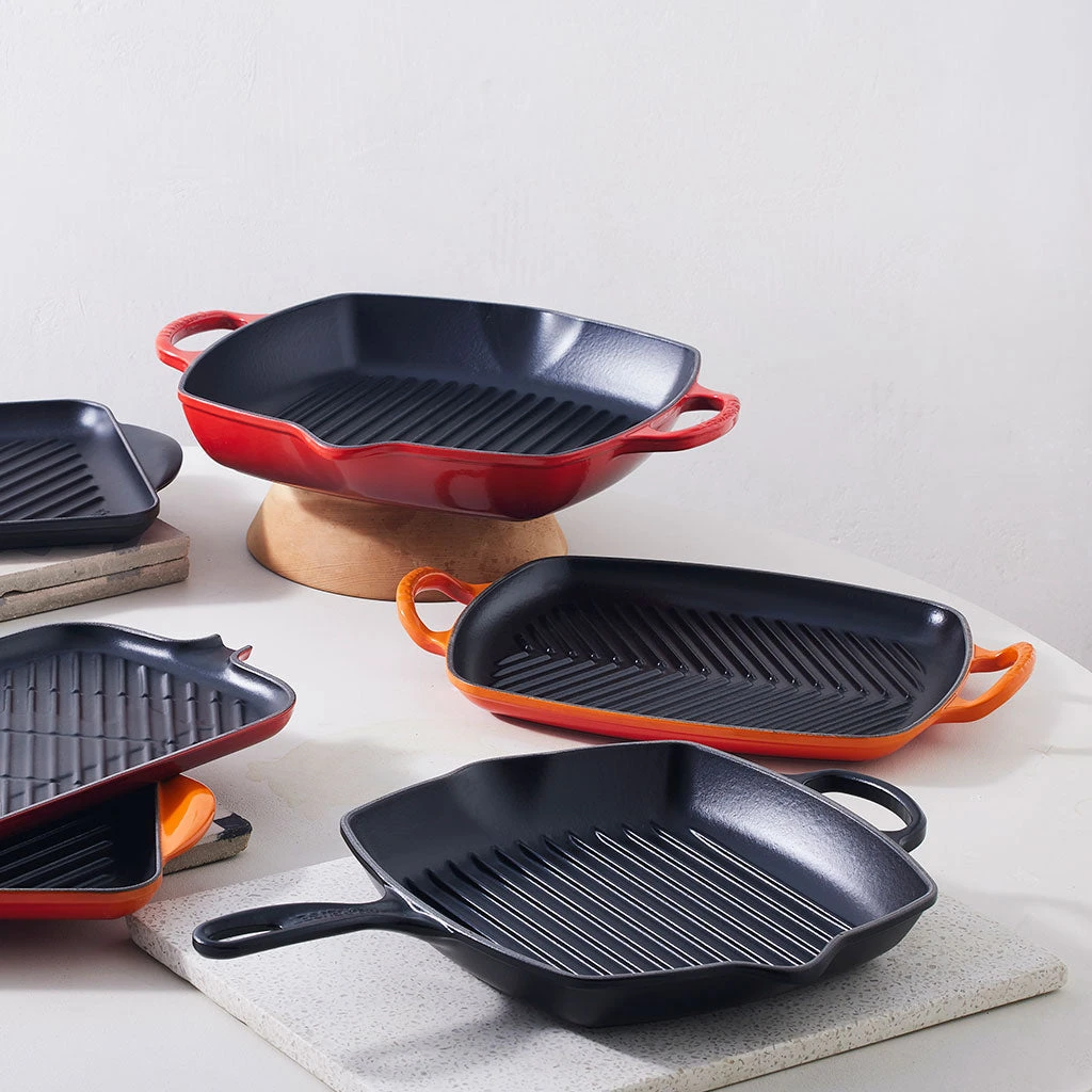 Parrilla Skillet Grill Cuadrada Le Creuset 9 Parrilla Skillet Grill Cuadrada Le Creuset - Imagen 9