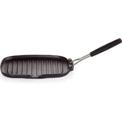 Parrilla Grill De Hierro Con Mango Desmontable Le Creuset -Le Creuset Ventas Parrilla grill cuadrada 24cm con mango abatible Le Creuset 1