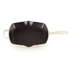 Sartén Skillet Grill Cuadrada Le Creuset -Le Creuset Ventas SKILLET CUADRADA MERENGUE