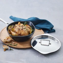 Sartén Chef Pro Con Vertedor Y Tapa Acero Le Creuset -Le Creuset Ventas Sarten Chef Pro con vertedor y tapa acero Le Creuset 6