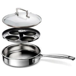 Sauté Inox Con Accesorio Para Huevos Poché De Le Creuset -Le Creuset Ventas SauteinoxconaccesorioparahuevospochedeLeCreuset 001