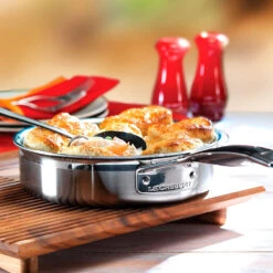 Sauté Inox Con Accesorio Para Huevos Poché De Le Creuset -Le Creuset Ventas SauteinoxconaccesorioparahuevospochedeLeCreuset 004