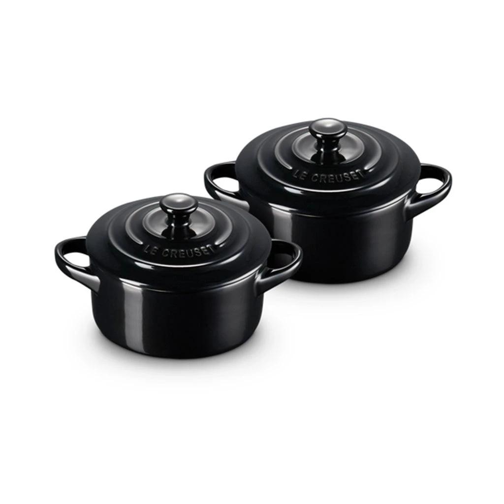 Set 2 Mini Cocottes Negro Le Creuset 5 Set 2 Mini Cocottes Negro Le Creuset - Imagen 5