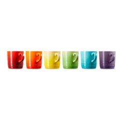 Set 6 Tazas 200ml Arcoiris Le Creuset -Le Creuset Ventas Set 6 tazas 200ml Arcoiris Le Creuset 3