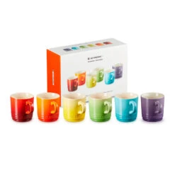 Set 6 Tazas 200ml Arcoiris Le Creuset -Le Creuset Ventas Set 6 tazas 200ml Arcoiris Le Creuset 5