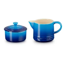 Set De Lechera Y Azucarero Le Creuset -Le Creuset Ventas Set de lechera y azucarero Le Creuset 300 ml azure