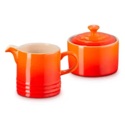 Set De Lechera Y Azucarero Le Creuset -Le Creuset Ventas Set de lechera y azucarero Le Creuset naranja 1