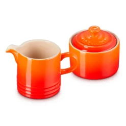 Set De Lechera Y Azucarero Le Creuset -Le Creuset Ventas Set de lechera y azucarero Le Creuset naranja 2
