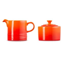 Set De Lechera Y Azucarero Le Creuset -Le Creuset Ventas Set de lechera y azucarero Le Creuset naranja 3