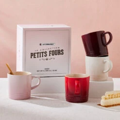 Set De 4 Tazas Cerámicas Petit Fours Le Creuset
