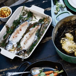 Bandeja Cuadrada Le Creuset -Le Creuset Ventas bandeja rectangular ceramica le creuset