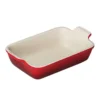 Fuente Rectangular 26 Cm Cereza - Cerámica De Gres - Le Creuset