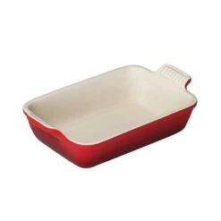 Fuente Rectangular 19 Cm Cereza - Cerámica De Gres - Le Creuset