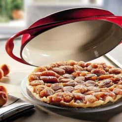 Molde Para Tarta Tatín 25 Cm Cereza - Hierro Fundido - Le Creuset -Le Creuset Ventas bandeja tarta tatin cereza hierro fundido le creuset.jpg3