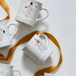 Taza Cerámica Colección Christmas Le Creuset -Le Creuset Ventas chrsitmas taza