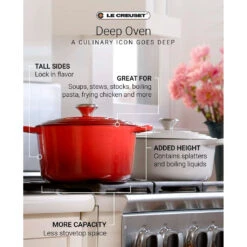 Cocotte Redonda Alta Evolution Le Creuset 29 Cocotte Redonda Alta Evolution Le Creuset -Le Creuset Ventas cocotte alta