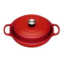 Cocotte Baja Evolution 26 Cm Cereza - Hierro Fundido - Le Creuset
