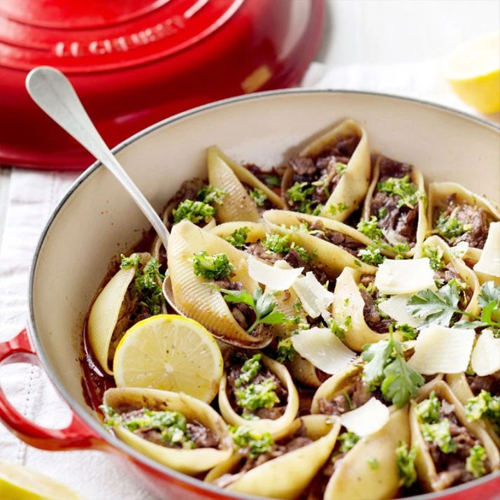 Cocotte Baja Evolution 30 Cm Volcánico - Hierro Fundido - Le Creuset 4 Cocotte Baja Evolution 30 Cm Volcánico - Hierro Fundido - Le Creuset - Imagen 4