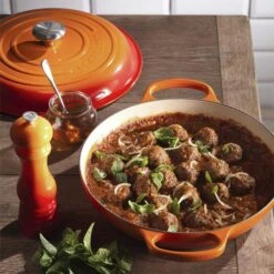 Cocotte Baja Evolution 30 Cm Cereza - Hierro Fundido - Le Creuset -Le Creuset Ventas cocotte baja cereza hierro fundido le creuset.jpg7 1