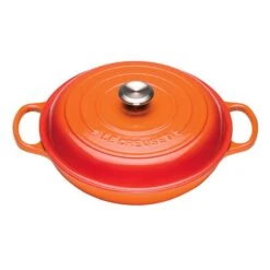 Cocotte Baja Evolution 26 Cm Naranja - Hierro Fundido - Le Creuset