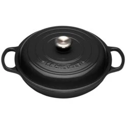 Cocotte Baja Evolution 30 Cm Negro - Hierro Fundido - Le Creuset