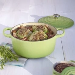 Cocotte Evolution Redonda 28 Cm Azul Caribe - Hierro Fundido - Le Creuset -Le Creuset Ventas cocotte evolution hierro colado cotton 20 cm le creuset.jpg12 23 2