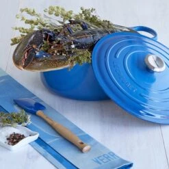 Cocotte Evolution Redonda 24 Cm Azul Caribe - Hierro Fundido - Le Creuset 13 Cocotte Evolution Redonda 24 Cm Azul Caribe - Hierro Fundido - Le Creuset -Le Creuset Ventas cocotte evolution hierro colado cotton 20 cm le creuset.jpg7 15 1