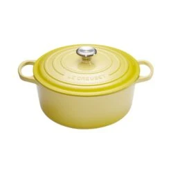 Cocotte Evolution Redonda 20 Cm Amarillo Soleil - Hierro Fundido - Le Creuset