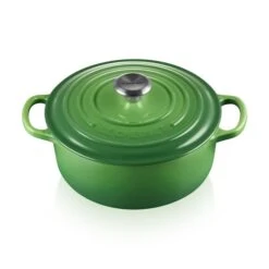 Cocotte Evolution Redonda 24 Cm Bamboo - Hierro Fundido - Le Creuset