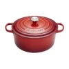 Cocotte Evolution Redonda 24 Cm Cereza - Hierro Fundido - Le Creuset