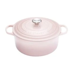 Cocotte Evolution Redonda 24 Cm Shell Pink - Hierro Fundido - Le Creuset