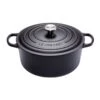 Cocotte Evolution Redonda 26 Cm Negro Mate - Hierro Fundido - Le Creuset