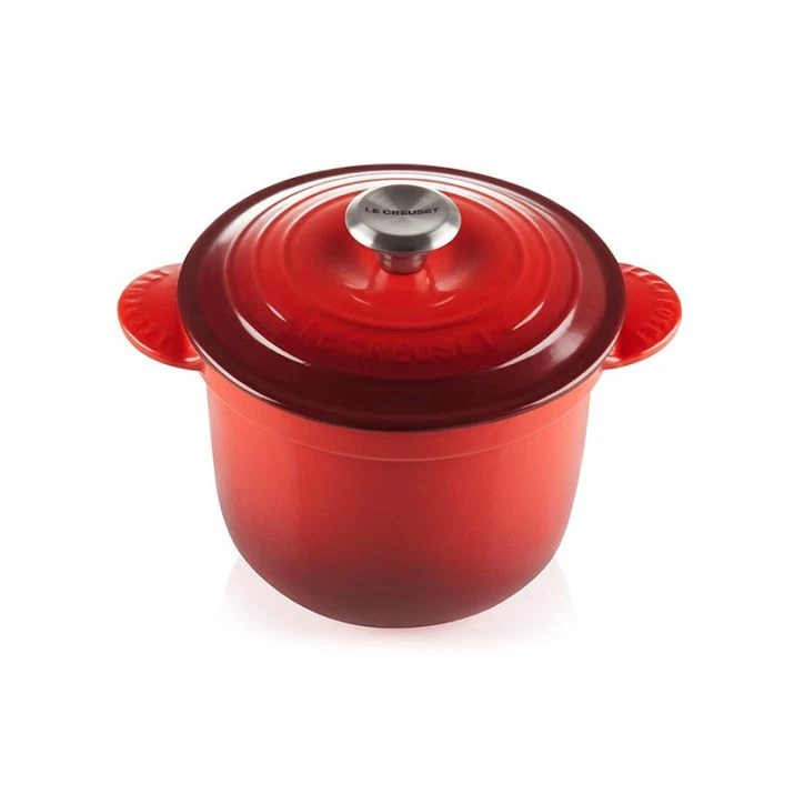 Cocotte Redonda Every 18 Cm Cereza - Hierro Fundido - Le Creuset 1 Cocotte Redonda Every 18 Cm Cereza - Hierro Fundido - Le Creuset